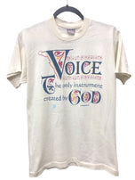 Voice. The Only Instrument Created By God