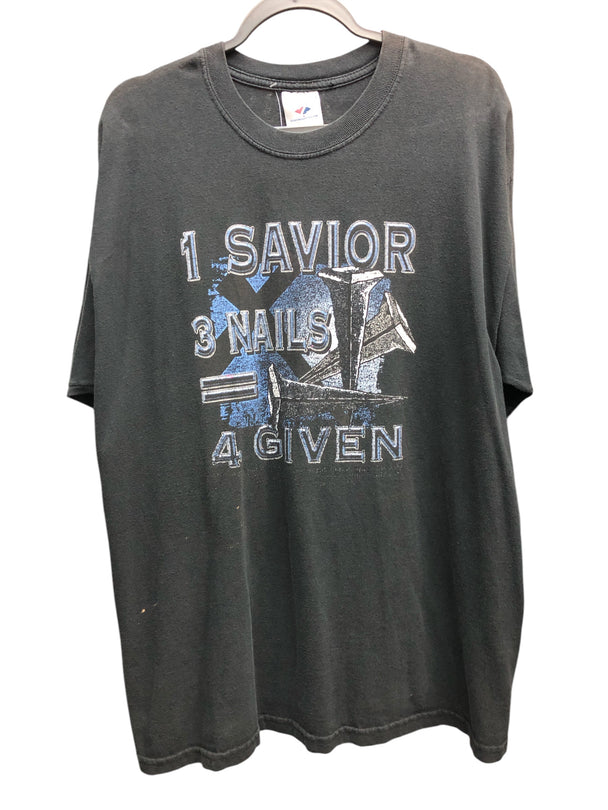 1 Savior + 3 Nails = 4 Given