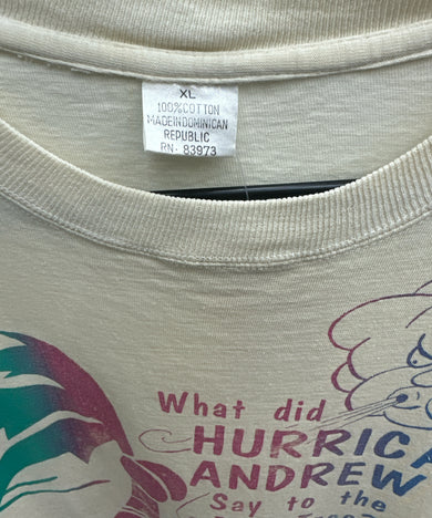 What Did Hurricane Andrew Say To The Palm Tree 1992