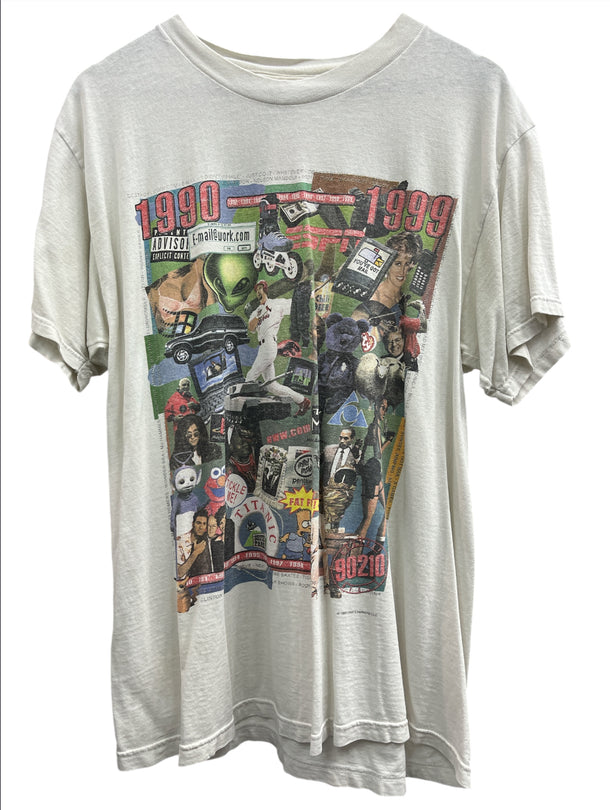 1999 1990’s Nostalgia Collage Tee