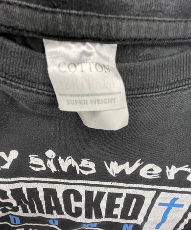 My sins were SMACKED DOWN at the cross