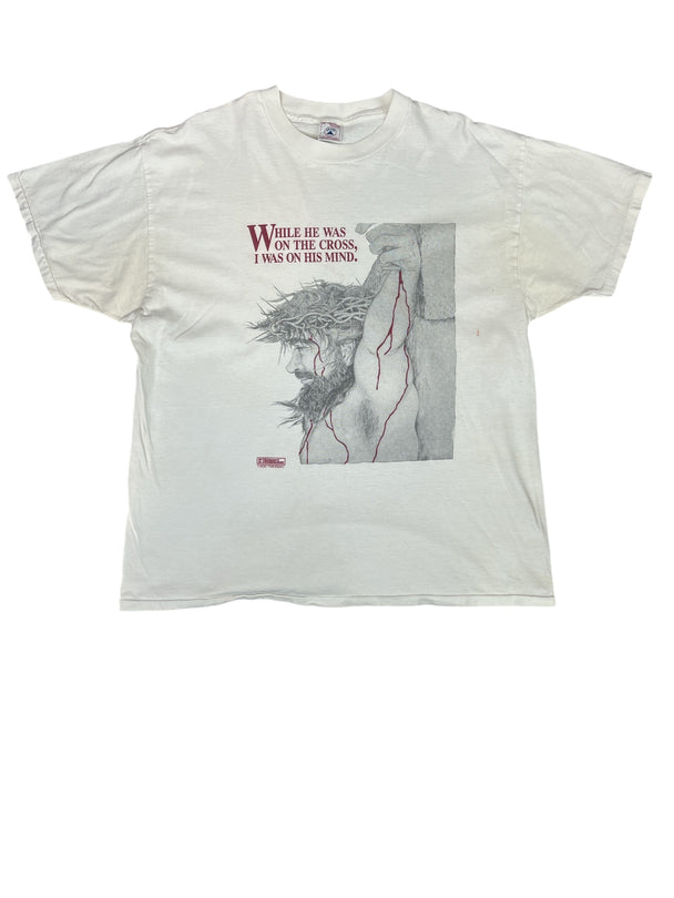 While he was on the cross, I was on his mind.