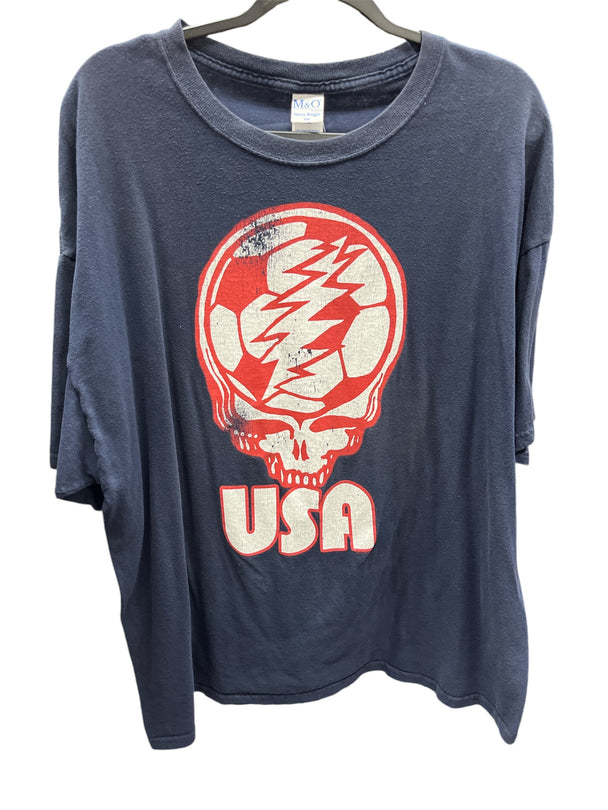 Grateful Dead USA Soccer Skull